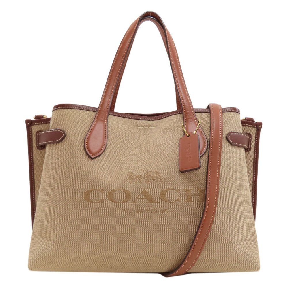 Coach CH189 Hannah Carryall 2-Way Tote Bag, Canvas, Women's COACH
